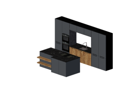 3D Kitchens - Full size Kitchen with appliances - Thuiskeukens