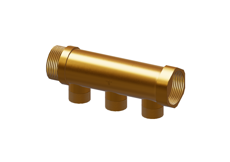 Colector LINEAL de 3 vías DN32 - 1885 - 191 0016 - TIEMME Colector LINEAL de 3 vías DN32 - 1885 - 191 0016 - TIEMME