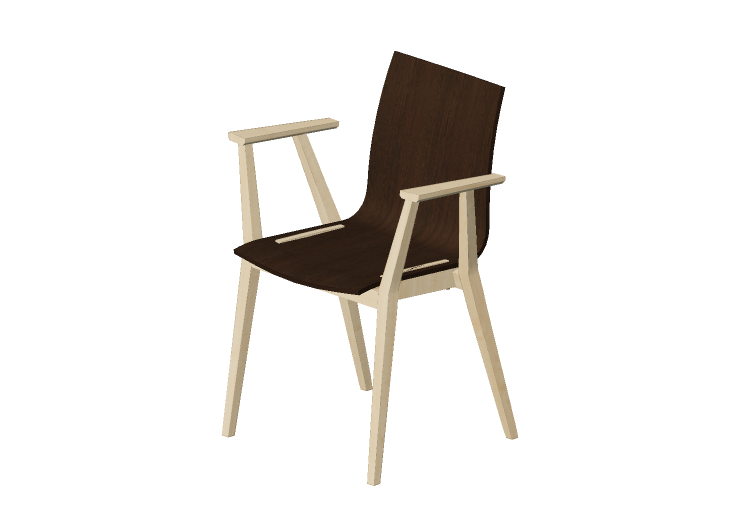 Sillas 3D - Silla de madera - Ton - 321/700 - TON Sillas 3D - Silla de madera - Ton - 321/700 - TON