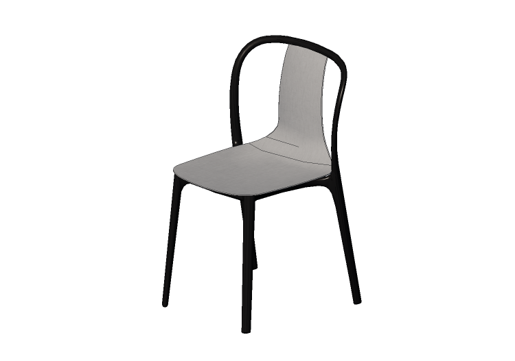 Cadeira 3D - Cadeira com assento em tecido - Vitra... Cadeira 3D - Cadeira com assento em tecido - Vitra...
