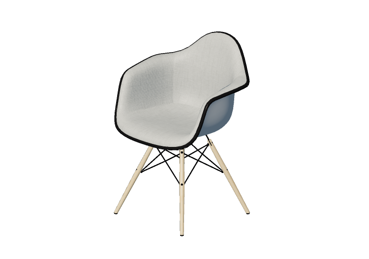 Poltronas y Sofás 3D - Sillón de plástico - Vitra - Eames... Poltronas y Sofás 3D - Sillón de plástico - Vitra - Eames...