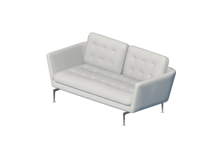 Divani 3D - Divano in tessuto - Vitra - Suita Tufted -... Divani 3D - Divano in tessuto - Vitra - Suita Tufted -...