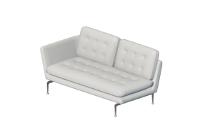 Chairs and Sofas 3D - Fabric Sofa - Vitra - Suita Tufted
