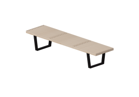 Bancos 3D - Banco de madeira - Vitra - Nelson Bench