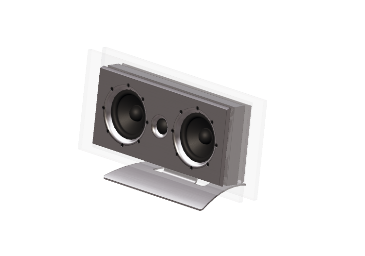 Audio und Video 3D - Lautsprecher mit Ablage - Waterfall... Audio und Video 3D - Lautsprecher mit Ablage - Waterfall...