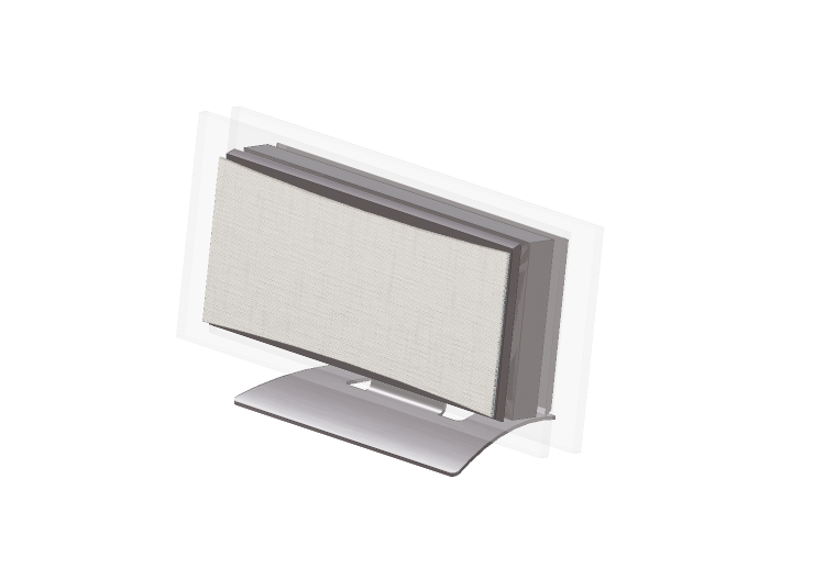 Audio e Video 3D - Altoparlanti con mensola - Waterfall... Audio e Video 3D - Altoparlanti con mensola - Waterfall...
