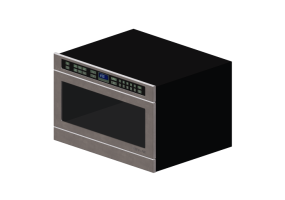 Elettrodomestici 3D - Forno microonde da incasso - Whirlpool Jenn-Air JMD2124WS