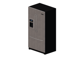 3D Electrical Appliances - Side by Side Fridge with built-in external dispenser - Whirlpool Jenn-Air JFI2089WES