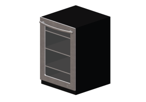 Elettrodomestici 3D - Frigorifero da incasso - Whirlpool Jenn-Air JUG24FRERS