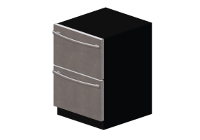 3D Haushaltger&auml;te - K&uuml;hlschrank mit Doppelschublade - Whirlpool - Jenn-Air - JUD24FRERS