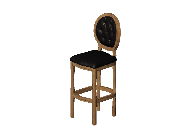Chaises 3D - Tabouret en bois - Wood Prime - Wood Prime Chaises 3D - Tabouret en bois - Wood Prime - Wood Prime