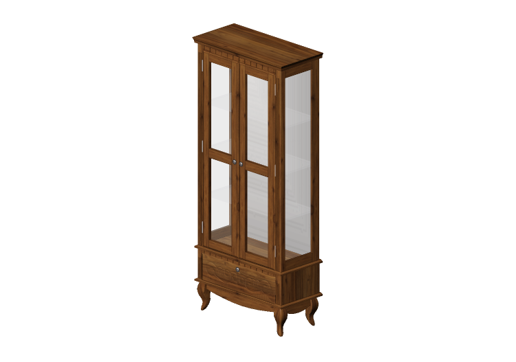 3D Möbel - Vitrine aus Holz - Wood Prime - Country - Wood... 3D Möbel - Vitrine aus Holz - Wood Prime - Country - Wood...