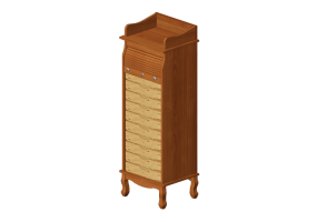 3D M&ouml;bel - K&uuml;chenschrank aus Holz - Wood Prime