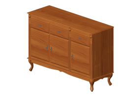 Mobili 3D - Mobile da cucina in legno - Wood Prime - Quebec