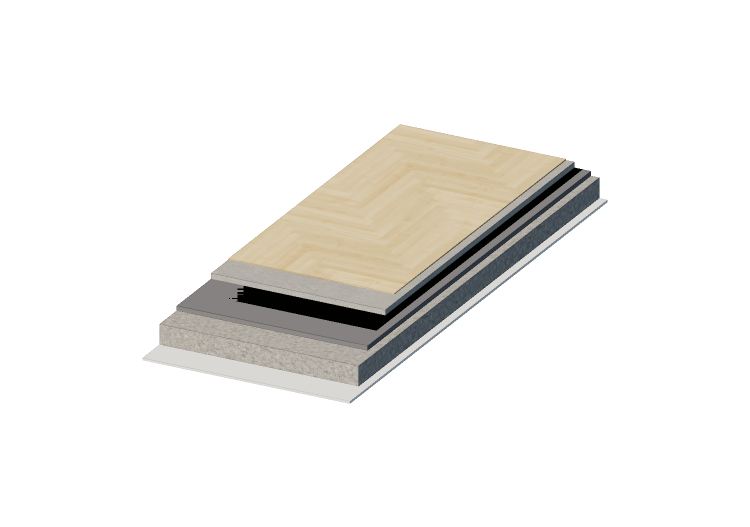 Sistema de piso radiante com painel isolante em EPS com... Sistema de piso radiante com painel isolante em EPS com...