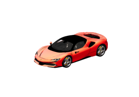 Automóveis 3D - 2023 Ferrari Stradale SF90