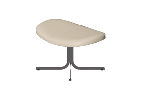 3D Arm Chairs - Padded footrest - Artifort - Tulip - P545