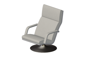3D Arm Chairs - Padded Armchair - Artifort - F150 series - F156