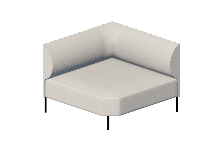 Sofás 3D - Sofá de tecido - Kare - Chiara - 86037 - Kare Sofás 3D - Sofá de tecido - Kare - Chiara - 86037 - Kare