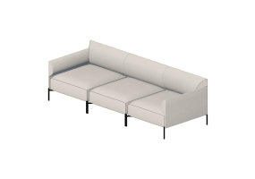 Divani 3D - Divano in tessuto - Kare - Chiara - 86040