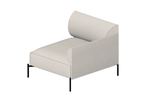 Divani 3D - Divano in tessuto - Kare - Chiara - 86035