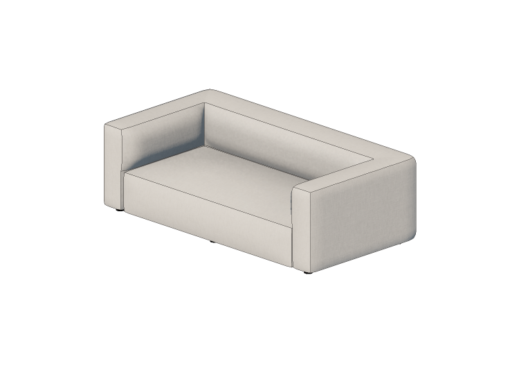 Sofás 3D - Sofá de tecido - Kare - Cubetto - 86246 - Kare Sofás 3D - Sofá de tecido - Kare - Cubetto - 86246 - Kare