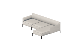 Divani 3D - Divano in tessuto - Kare - Chiara - 86048