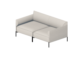 Divani 3D - Divano in tessuto - Kare - Chiara - 86049