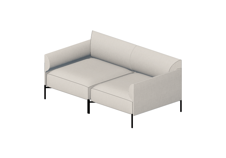 Poltronas y Sofás 3D - Sofá de tela - Kare - Chiara - 86049... Poltronas y Sofás 3D - Sofá de tela - Kare - Chiara - 86049...