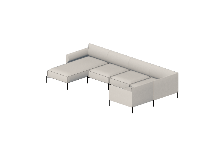 Divani 3D - Divano in tessuto - Kare - Chiara - 86050 -... Divani 3D - Divano in tessuto - Kare - Chiara - 86050 -...
