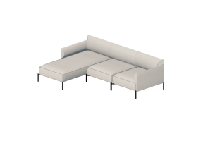 Divani 3D - Divano in tessuto - Kare - Chiara - 86041