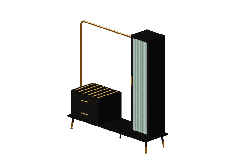 Wardrobes and Cabinets 3D - Lacquered wood wardrobe - Kare... Wardrobes and Cabinets 3D - Lacquered wood wardrobe - Kare...