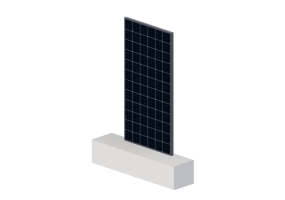 Pannello solare 3D - Pannello con cella da 125mm