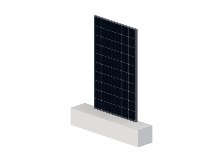 3D Solarmodul - Modul mit Zelle von 156mm - ACCA software 3D Solarmodul - Modul mit Zelle von 156mm - ACCA software