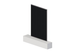 Panel con celda halfcut de 182mm plata