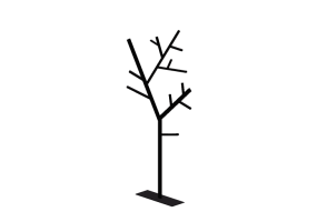 Accessori 3D - Appendiabiti in metallo - Kare - Technical Tree - 85904