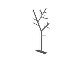 Accessori 3D - Appendiabiti in metallo - Kare - Technical Tree - 85905