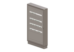 Floor Mounted [Ter] 900x200x1549mm