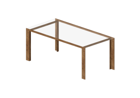 Tavoli 3D - Tavolo rettangolare - Stua - Deneb