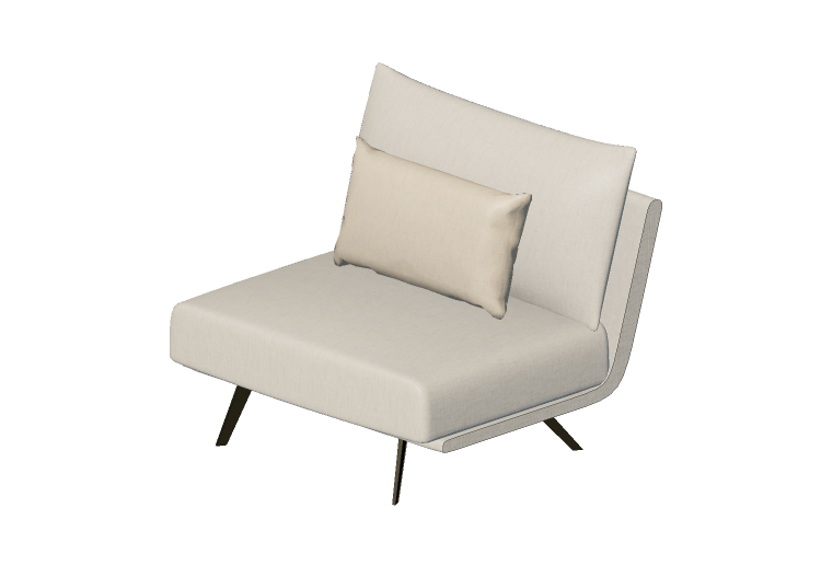 Poltronas y Sofás 3D - Módulo para sofá - Stua - Costura HM... Poltronas y Sofás 3D - Módulo para sofá - Stua - Costura HM...