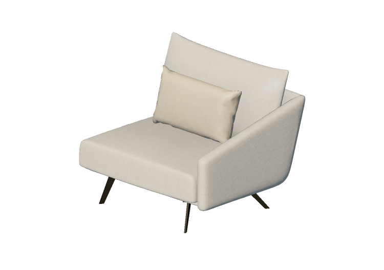 Divani 3D - Modulo per divano - Stua - Costura HM HD - STUA Divani 3D - Modulo per divano - Stua - Costura HM HD - STUA