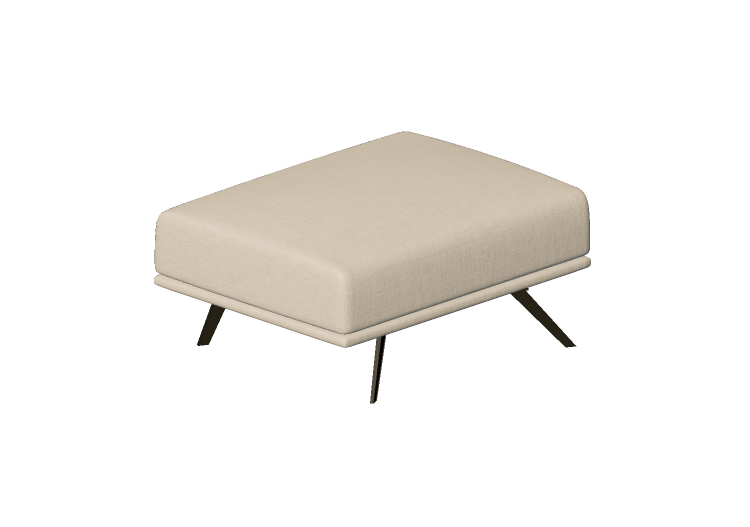 Poltronas y Sofás 3D - Reposapiés - Stua - Costura HO -... Poltronas y Sofás 3D - Reposapiés - Stua - Costura HO -...