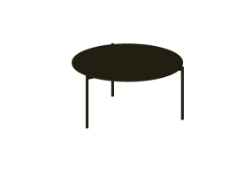 Tavolini 3D - Tavolo circolare - Stua - Pausa