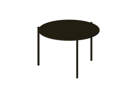 Mesitas 3D - Mesa circular - Stua - Pausa