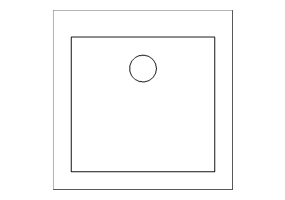Sink with single basin