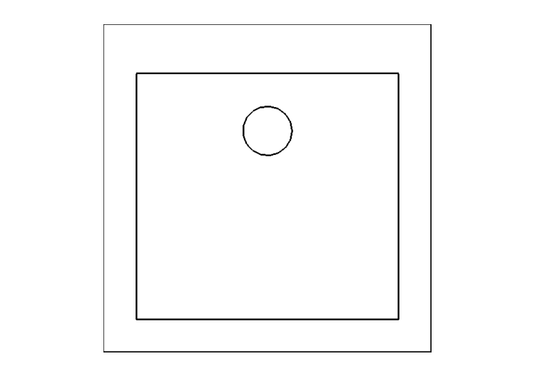 Sink with single basin - ACCA software Sink with single basin - ACCA software