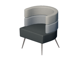 Divani 3D - Poltrona in tessuto - Kare - Sandwich - 84779