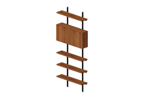 Librerie 3D - Scaffale in legno - Kare - Brooklyn - 84417