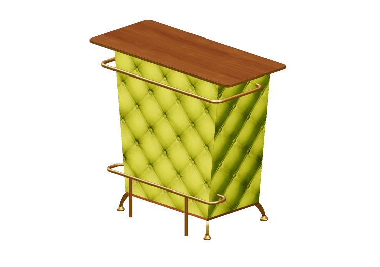 Muebles 3D - Mueble bar de madera - Kare - Lady Rock -... Muebles 3D - Mueble bar de madera - Kare - Lady Rock -...