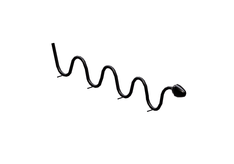 Acessórios 3D - Gancho de parede de metal - Kare - Snake -... Acessórios 3D - Gancho de parede de metal - Kare - Snake -...